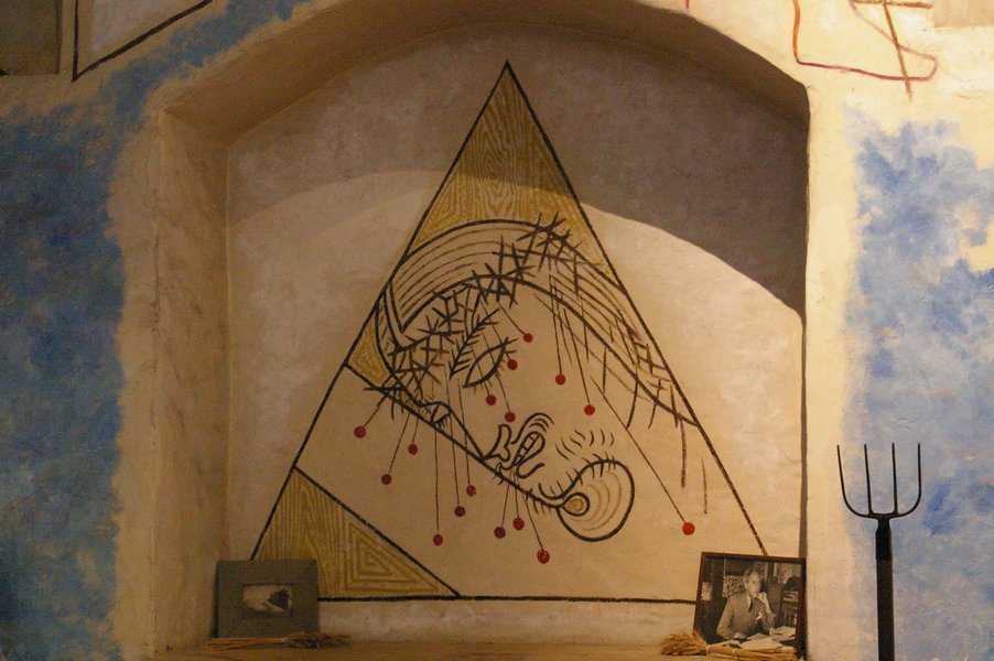 la chapelle Saint-Blaise-des-Simples - Cocteau: Cocteau - chapelle Saint-Blaise-des-Simples 005